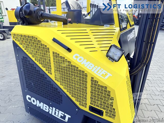 Wózek widłowy czterokierunkowy Combilift CB2500 GAS TRIPLEX 4900 FORK POSITIONER