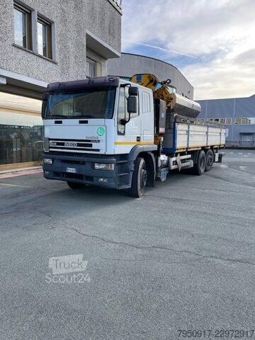 Grue montée sur camion Iveco Magirus 260E35