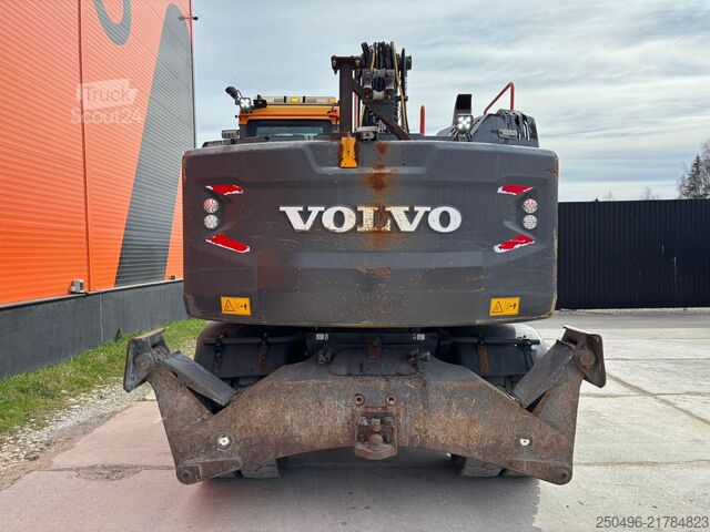 Wheel excavator Volvo EW 160 E AC / CENTRAL LUBRICATION / AUXILIARY H...