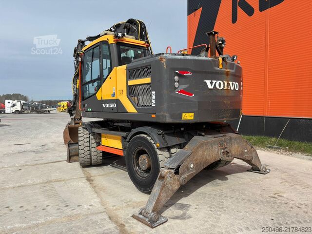 Wheel excavator Volvo EW 160 E AC / CENTRAL LUBRICATION / AUXILIARY H...