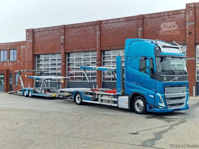 Autotransporter varevogn Volvo FH 500 Globetrotter XL Cartransporter Blyss Mod...
