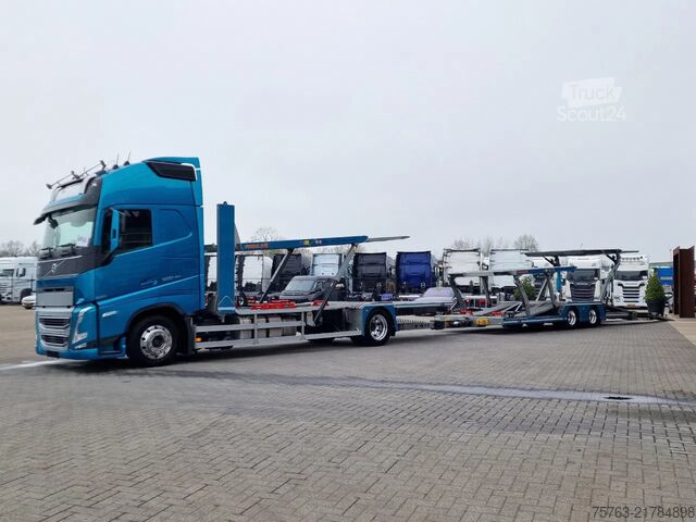 Autotransporter varevogn Volvo FH 500 Globetrotter XL Cartransporter Blyss Mod...