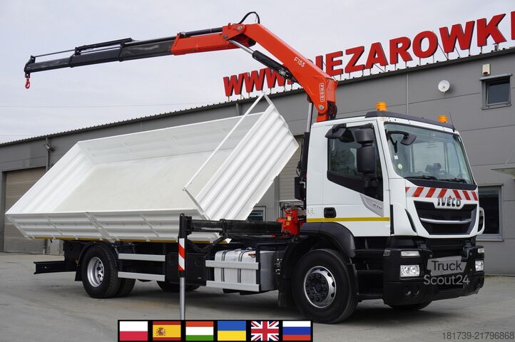 Dvoustranný sklápěč Iveco Stralis 19.310 / 2-side tipper / Fassi