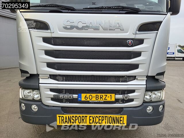 Log transporter Scania R580 R 6X4 NL-Truck Diebolt D28.81 Kran Crane H...