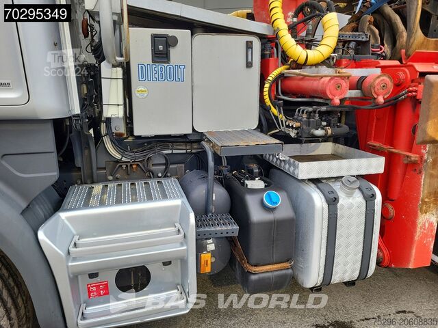 Log transporter Scania R580 R 6X4 NL-Truck Diebolt D28.81 Kran Crane H...