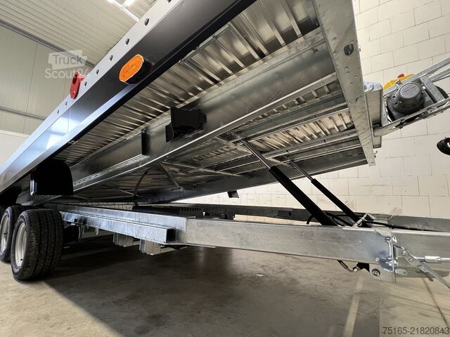 Autonkuljetuspakettiauto Vezeko Jumbo Light 35.56 E-Winde Autotransporter