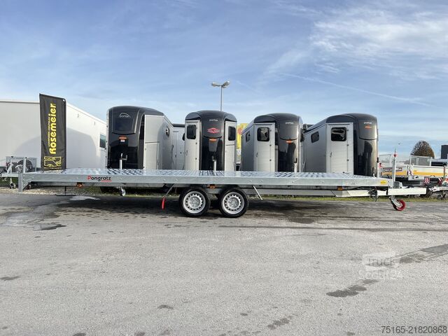 Furgone trasportatore di auto Pongratz AT-SO 6000/25 T-K-Plateau LB Autotransporter