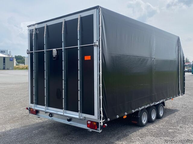 Dodávka na prepravu áut Rosemeier VE Jumbo 35.5 Tridem-Planenaufbau Autotransporter