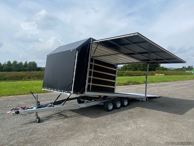 Dodávka na prepravu áut Rosemeier VE Jumbo 35.5 Tridem-Planenaufbau Autotransporter