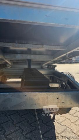Tresidet tipphenger SARIS Rückwärtskipper 306x170x30cm Anhänger 2000kg zGG