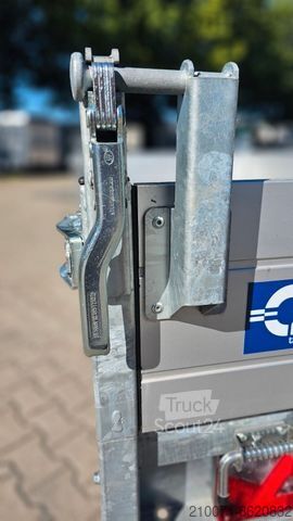 Tresidet tipphenger SARIS Rückwärtskipper 306x170x30cm Anhänger 2000kg zGG