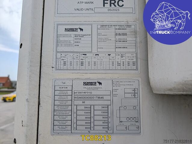 Transporte refrigerado/congelado Schmitz Cargobull 