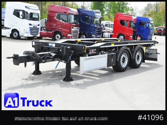Remolque roll off HUEFFERMANN HTAR 18.65, Tandem, oben gekuppelt,