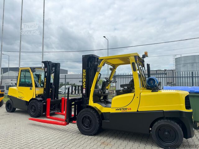 4-колесный вилочный погрузчик Hyster H 5.0FT/Positioner+sideshift/ 3662 hours