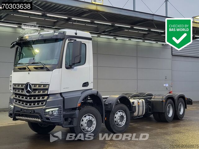 Châssis avec cabine Mercedes Arocs 4140 8X4 NEW! Chassis Automatic Steelsusp...