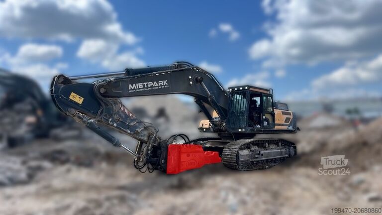 Kāpurķēžu ekskavators Hyundai HX520AL