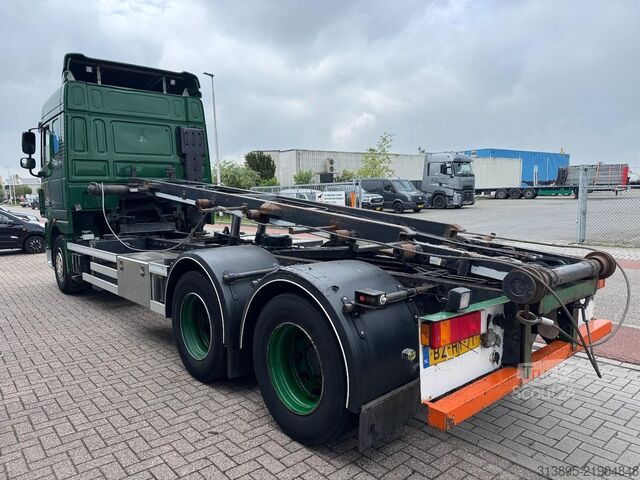 Transport av containere DAF XF105-460 FAS , Manual, Retarder, NCH Kipper, 1...
