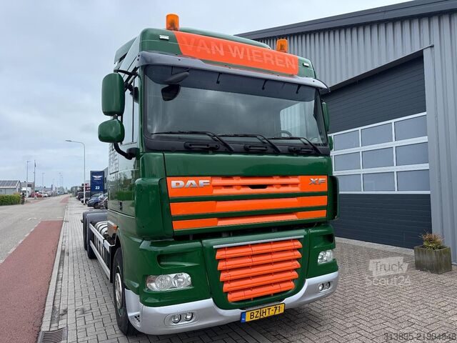 Containertransport DAF XF105-460 FAS , Manual, Retarder, NCH Kipper, 1...