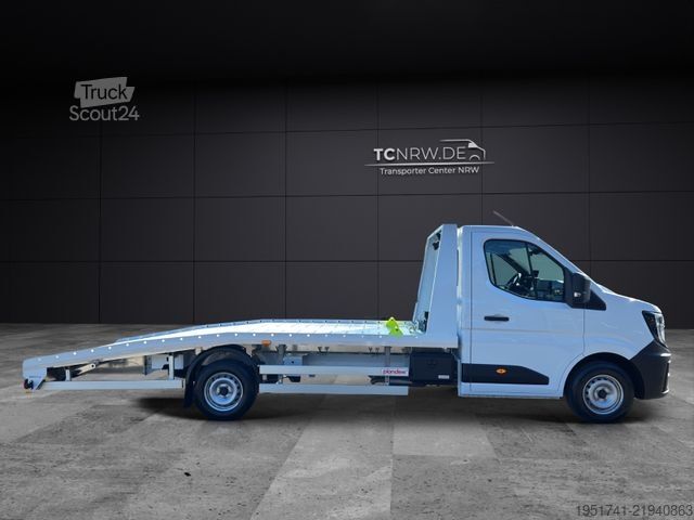 Autotransporter varevogn RENAULT Master Schaltwagen AHK 3,5 Aluminium Aufbau