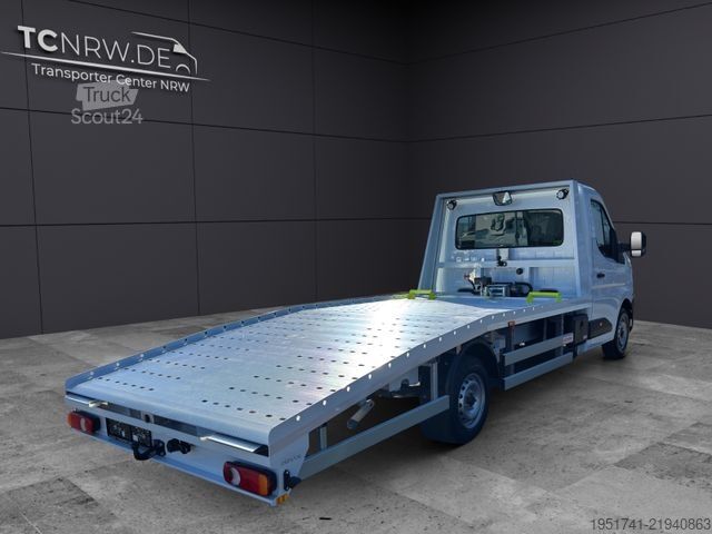 Autotransporter varevogn RENAULT Master Schaltwagen AHK 3,5 Aluminium Aufbau
