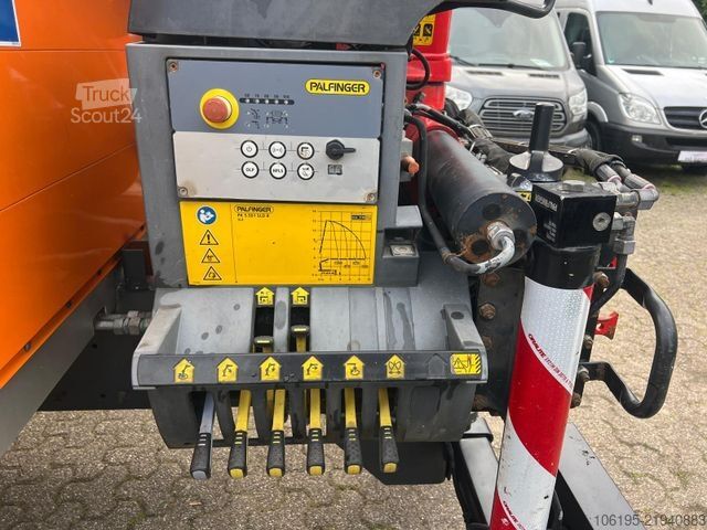Autoutilitară cu macara montată pe șasiu de camion DAF LF 230*Palfinger Kran PK5.501 Solid+Funk+Greifer