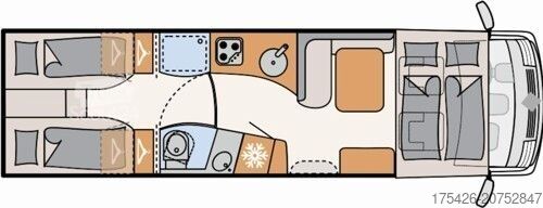 Kamper zintegrowany DETHLEFFS Globetrotter XLi 7850-2 EB *GT-Paket*Klimasitze*