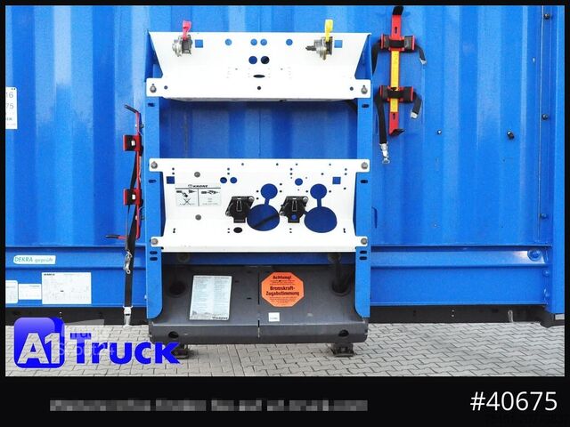 Semi-remorque bâchée KRONE SD 27, Staplerhalterung, Liftachse, Lenkachse