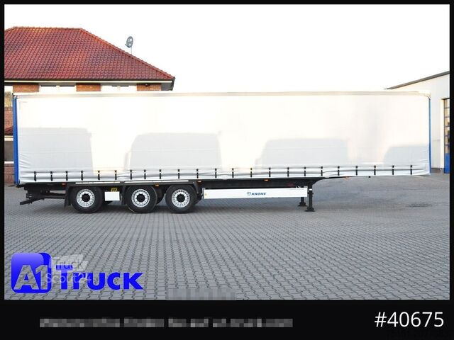 Semi-remorque bâchée KRONE SD 27, Staplerhalterung, Liftachse, Lenkachse