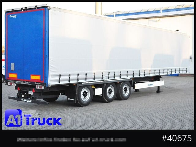 Semi-remorque bâchée KRONE SD 27, Staplerhalterung, Liftachse, Lenkachse