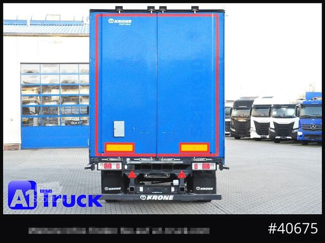 Semi-remorque bâchée KRONE SD 27, Staplerhalterung, Liftachse, Lenkachse