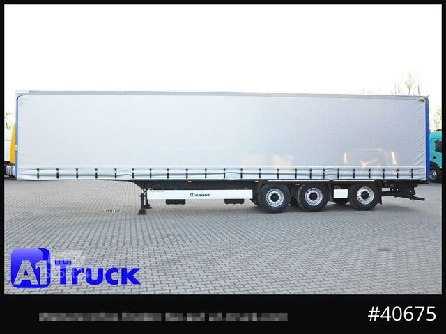 Semi-remorque bâchée KRONE SD 27, Staplerhalterung, Liftachse, Lenkachse