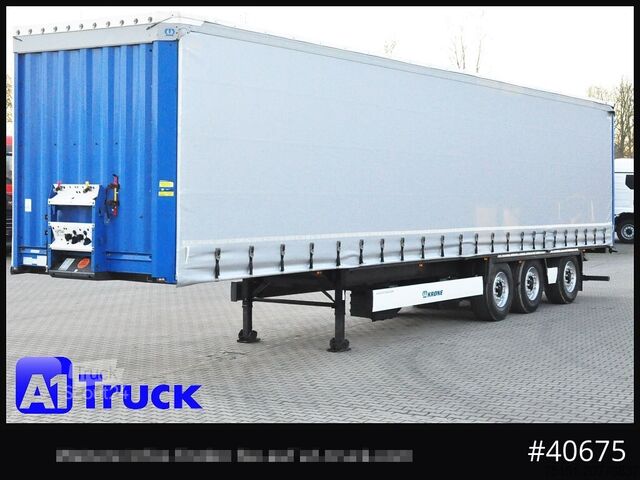 Semi-remorque bâchée KRONE SD 27, Staplerhalterung, Liftachse, Lenkachse