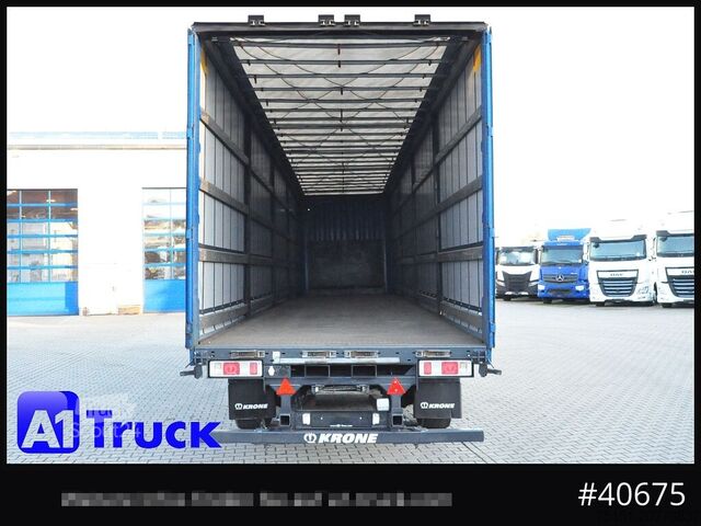 Semi-remorque bâchée KRONE SD 27, Staplerhalterung, Liftachse, Lenkachse