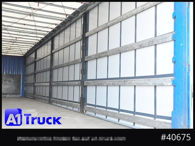 Semi-remorque bâchée KRONE SD 27, Staplerhalterung, Liftachse, Lenkachse