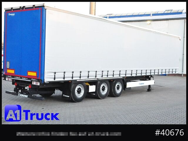 Semi-remorque bâchée KRONE SD 27, Staplerhalterung, Liftachse, Lenkachse