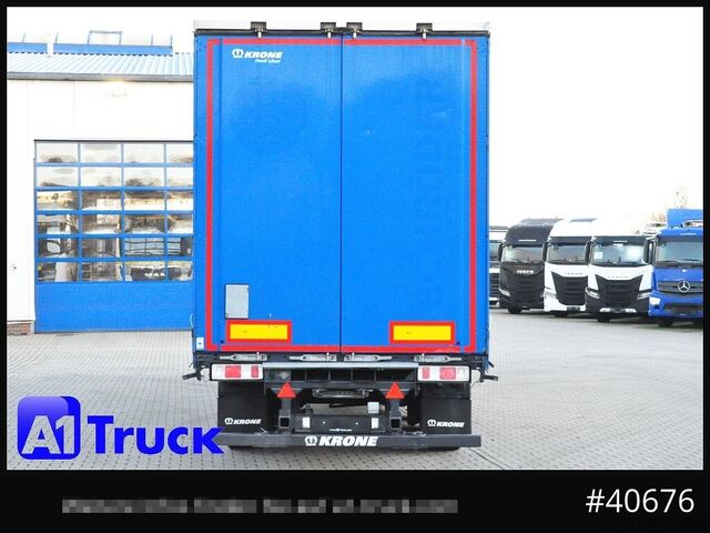 Semi-remorque bâchée KRONE SD 27, Staplerhalterung, Liftachse, Lenkachse