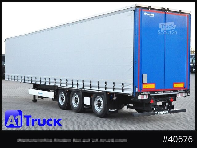 Semi-remorque bâchée KRONE SD 27, Staplerhalterung, Liftachse, Lenkachse