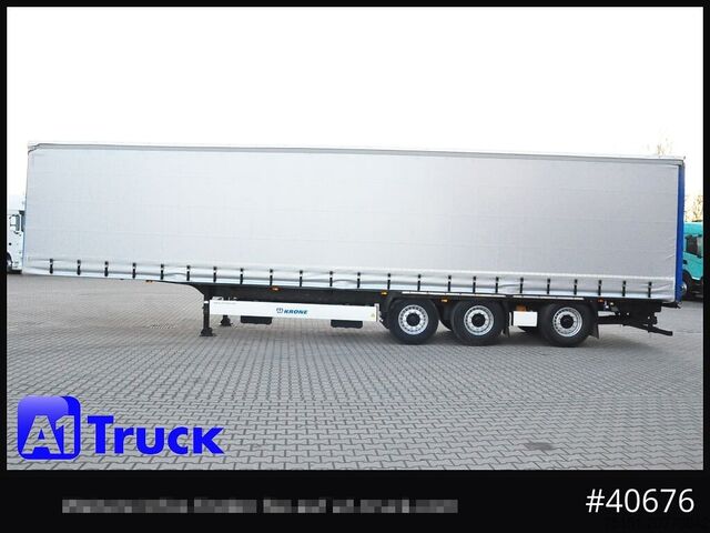 Semi-remorque bâchée KRONE SD 27, Staplerhalterung, Liftachse, Lenkachse