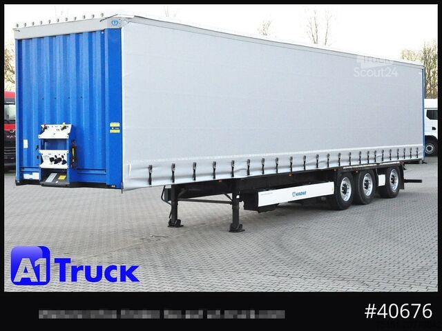 Semi-remorque bâchée KRONE SD 27, Staplerhalterung, Liftachse, Lenkachse