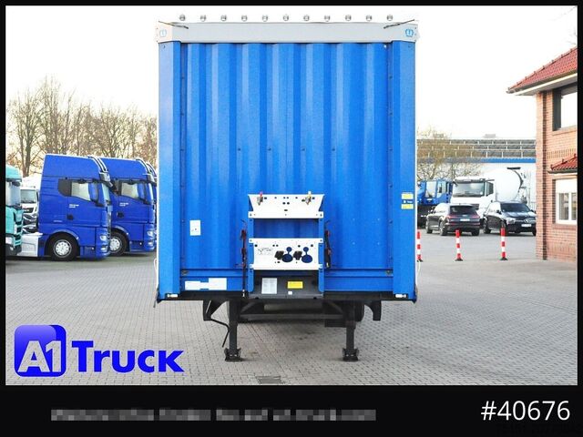 Semi-remorque bâchée KRONE SD 27, Staplerhalterung, Liftachse, Lenkachse