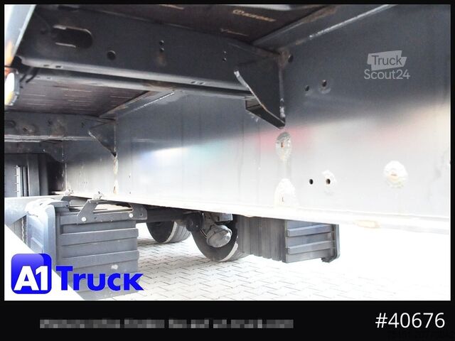 Semi-remorque bâchée KRONE SD 27, Staplerhalterung, Liftachse, Lenkachse