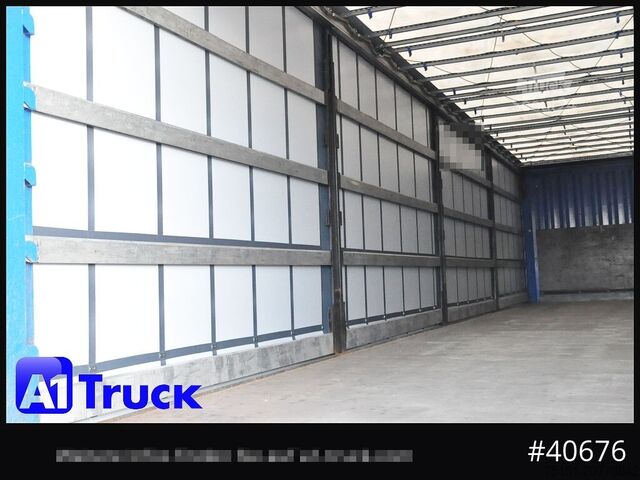 Semi-remorque bâchée KRONE SD 27, Staplerhalterung, Liftachse, Lenkachse