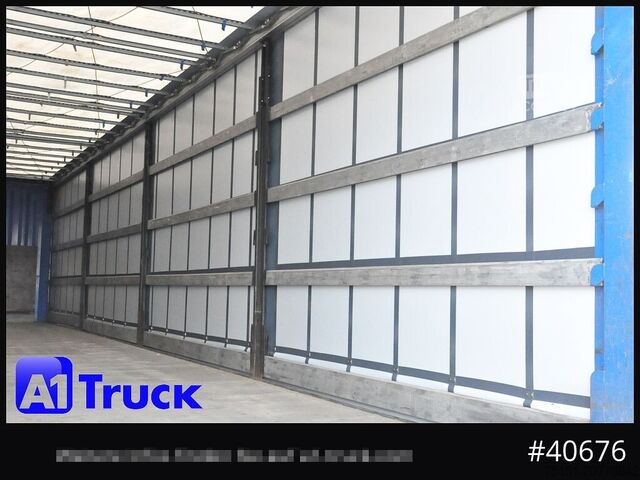 Semi-remorque bâchée KRONE SD 27, Staplerhalterung, Liftachse, Lenkachse