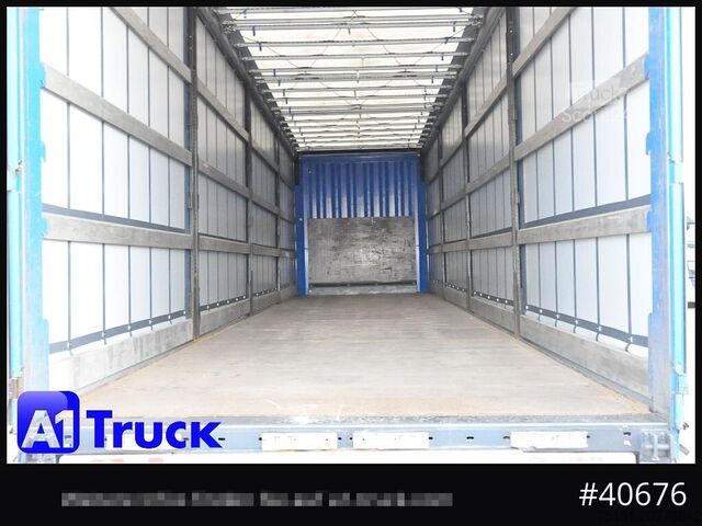 Semi-remorque bâchée KRONE SD 27, Staplerhalterung, Liftachse, Lenkachse