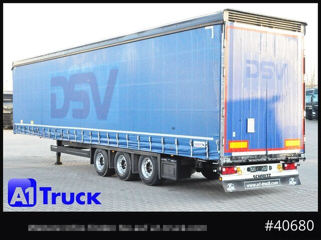 Open oplegger met zeil SCHMITZ SCB 24, Mega, Speed Curtain, VDI 2700, deutsche Zulassung