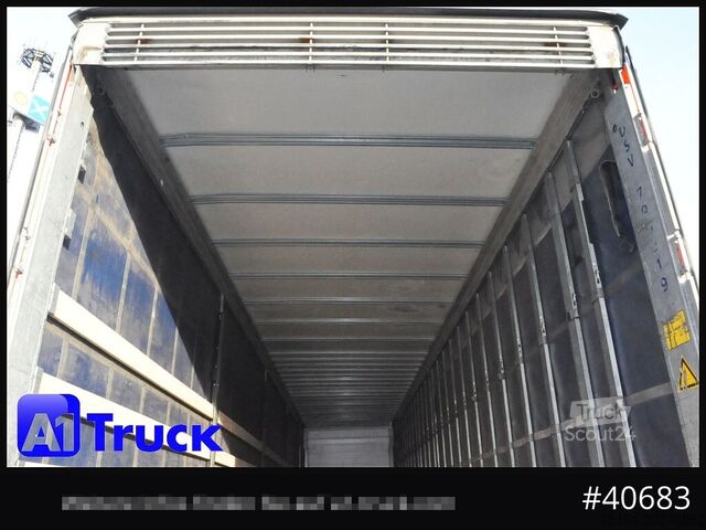 Atvira puspriekabė su tentu SCHMITZ SCB  24, Mega, Speed Curtain, VDI 2700, TÜV 10/2026