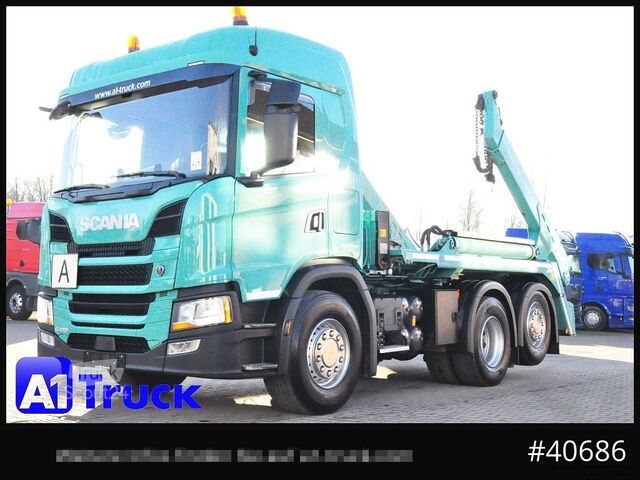 Savivartis sunkvežimis SCANIA G410 Meiller AK 16 Funk Lenkachse