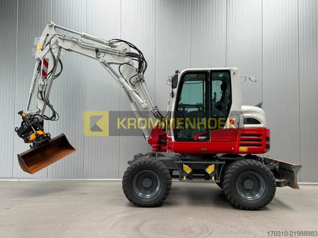 Wielgraafmachine Takeuchi TB 295 W Engcon Draaikantelstuk