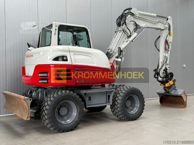 Wielgraafmachine Takeuchi TB 295 W Engcon Draaikantelstuk
