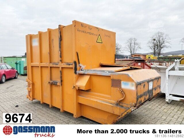 Hákový kontajner Presscontainer HSC 10 AK, ca. 10m³